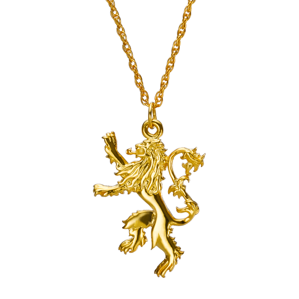 Game Of Thrones - Lannister Pendant Gold Plated Sterling Silver
