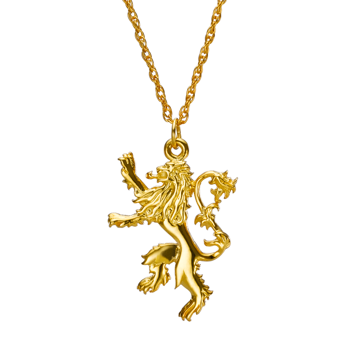 Game Of Thrones - Lannister Pendant Gold Plated Sterling Silver